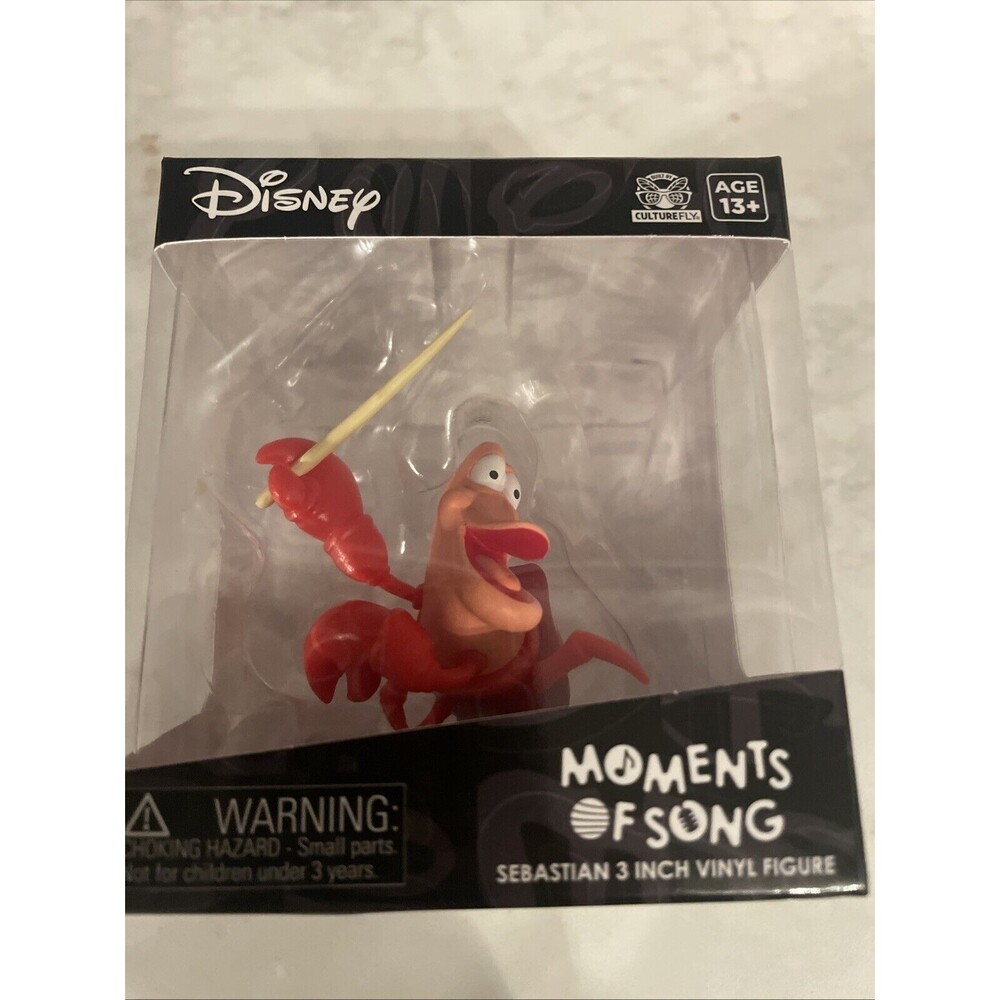 Disney Moments of Song The Little Mermaid Sebastian 3" Vinyl Figure NIB NEW